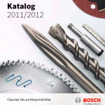 Katalog BOSCH – osprzęt dla profesjonalistów – katalog 2012