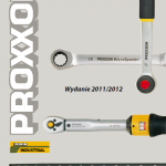 Katalog narzędzi ręcznych Proxxon Industrial 2011/2012