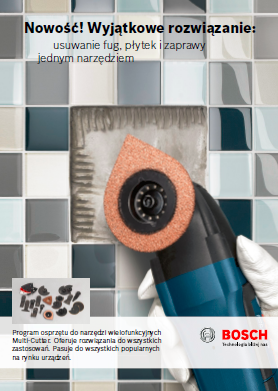 Katalog osprzętu do narzędzi wielofunkcyjnych Multi-Cutter Bosch 2010