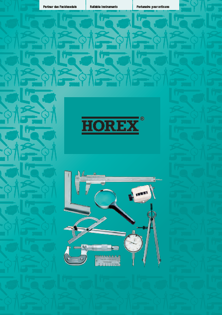 Katalog przyrządów pomiarowych marki Horex - 2012