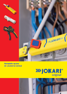 Katalog narzędzi ręcznych marki Jokari do usuwania izolacji - 2013/2014