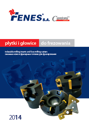 Katalog płytek i głowic do frezowania Fenes 2014