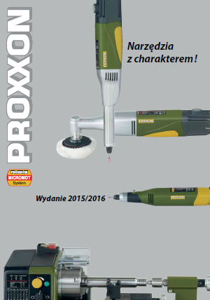 Katalog elektronarzędzi Proxxon Micromot 2015/2016