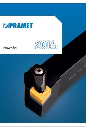 Katalog nowości - narzędzia skrawające Dormer Pramet 2016.1